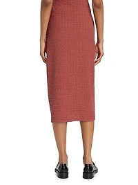 Un-Lined Smocked Skirt