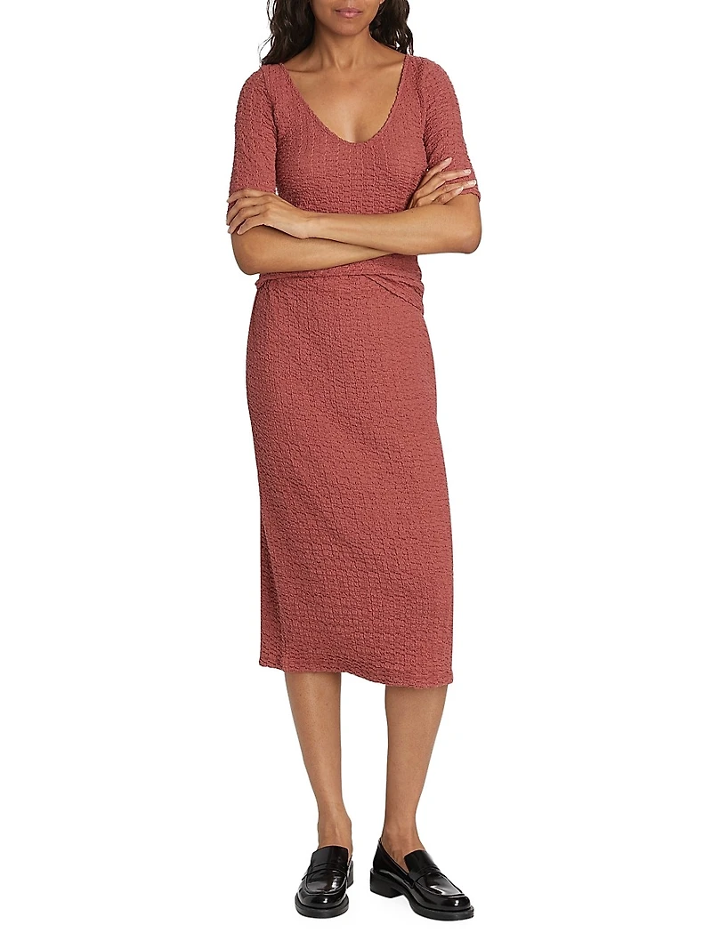 Un-Lined Smocked Skirt