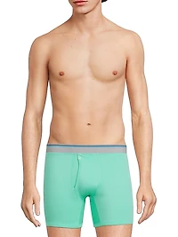 3-Pack 18-Hour Cotton-Blend Boxer Brief Set