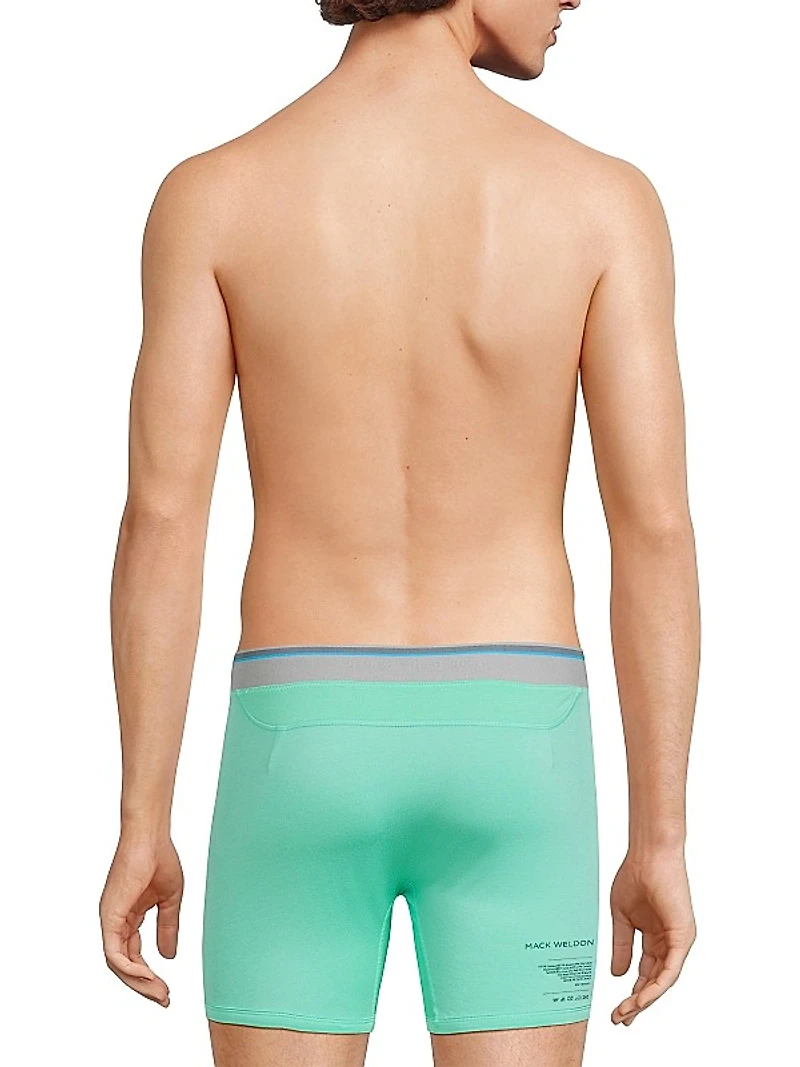 3-Pack 18-Hour Cotton-Blend Boxer Brief Set