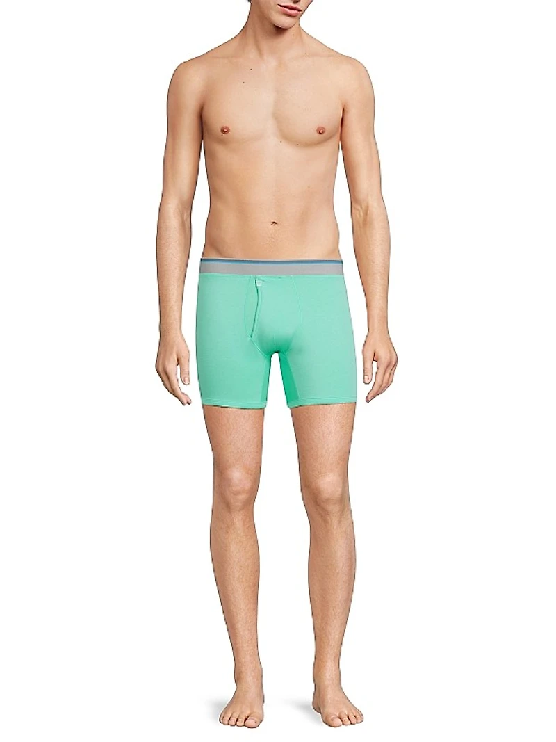 3-Pack 18-Hour Cotton-Blend Boxer Brief Set