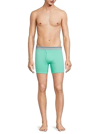 3-Pack 18-Hour Cotton-Blend Boxer Brief Set