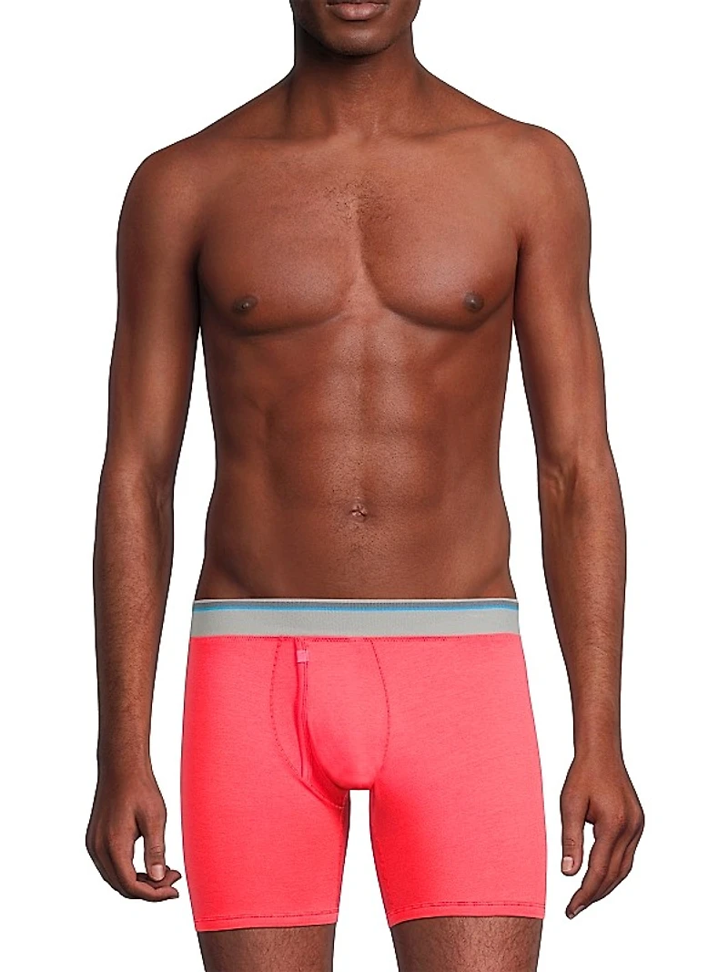 3-Pack 18-Hour Cotton-Blend Boxer Brief Set