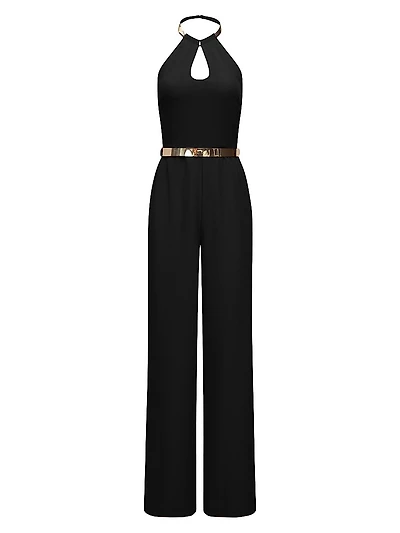 Oki Stretch Crepe Jumpsuit