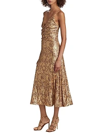 Essence Leo Sequin Midi-Dress