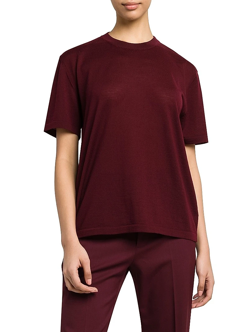 Merino Wool Crewneck T-Shirt