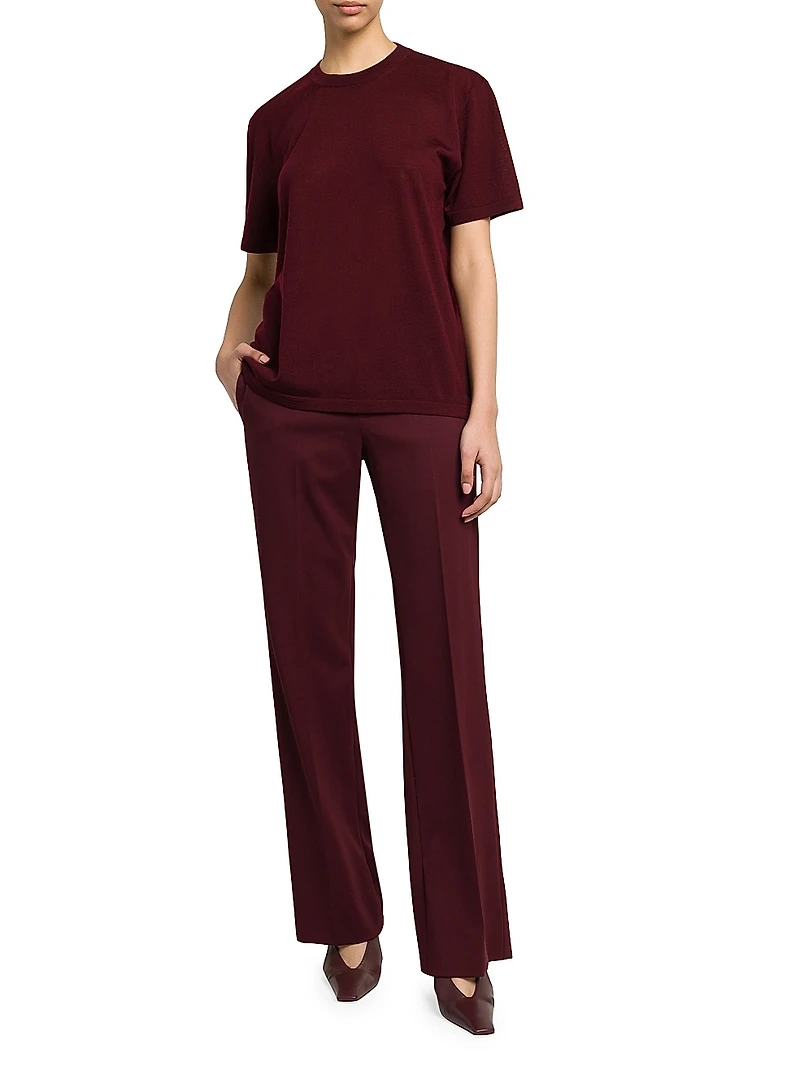 Merino Wool Crewneck T-Shirt