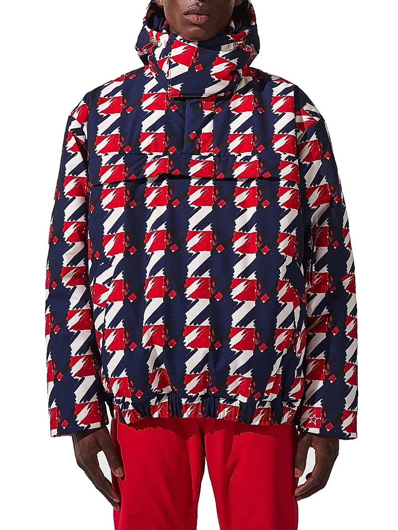 Thom Abstract Insulated Hooded Ski Jacket