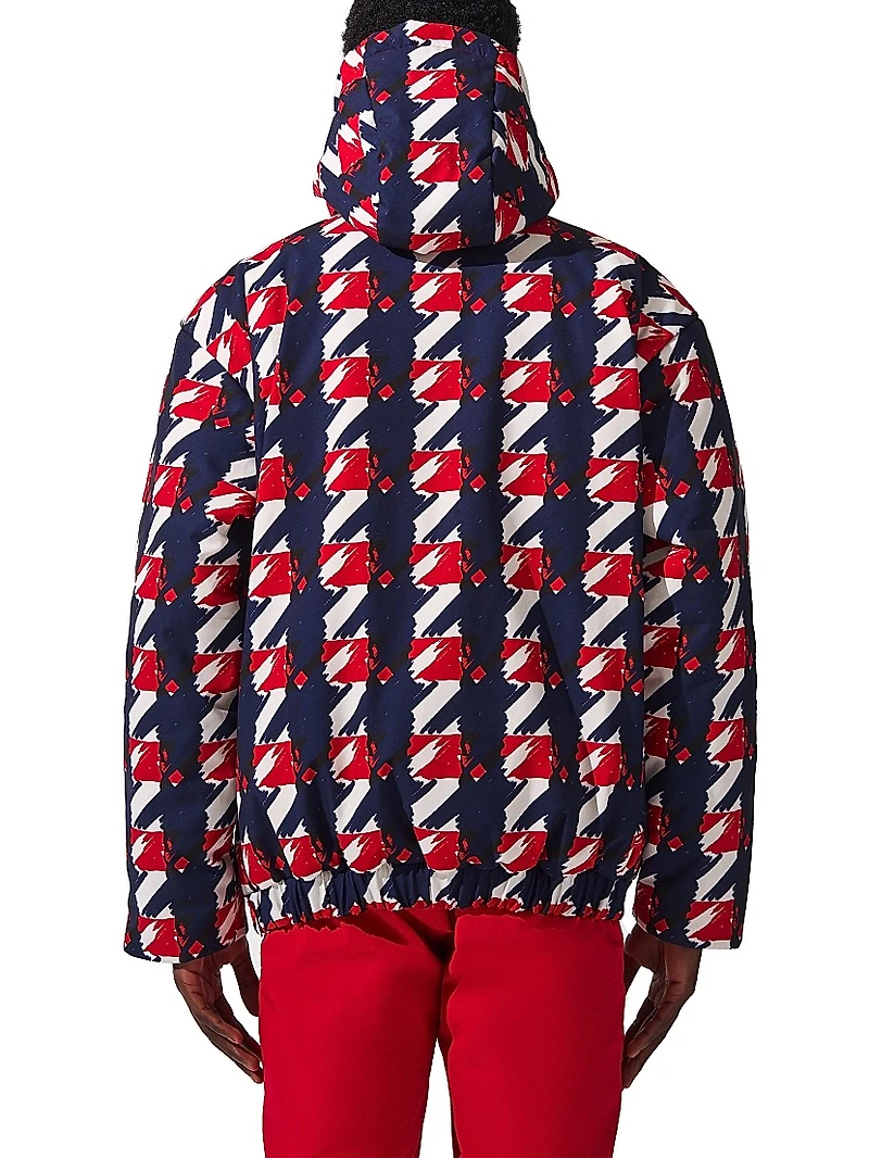 Thom Abstract Insulated Hooded Ski Jacket