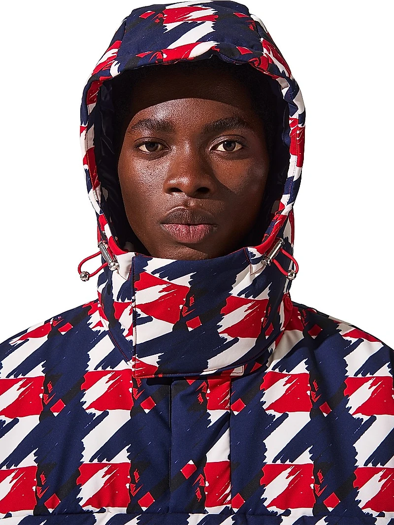 Thom Abstract Insulated Hooded Ski Jacket