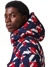 Thom Abstract Insulated Hooded Ski Jacket