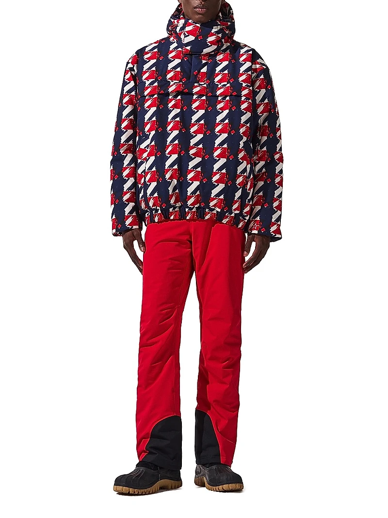 Thom Abstract Insulated Hooded Ski Jacket