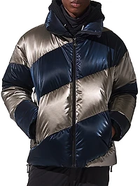 Super Mojo Metallic Quilted Down Jacket