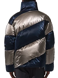 Super Mojo Metallic Quilted Down Jacket