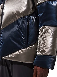 Super Mojo Metallic Quilted Down Jacket
