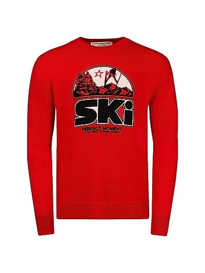 Adler Embroidered Merino Knit Sweater