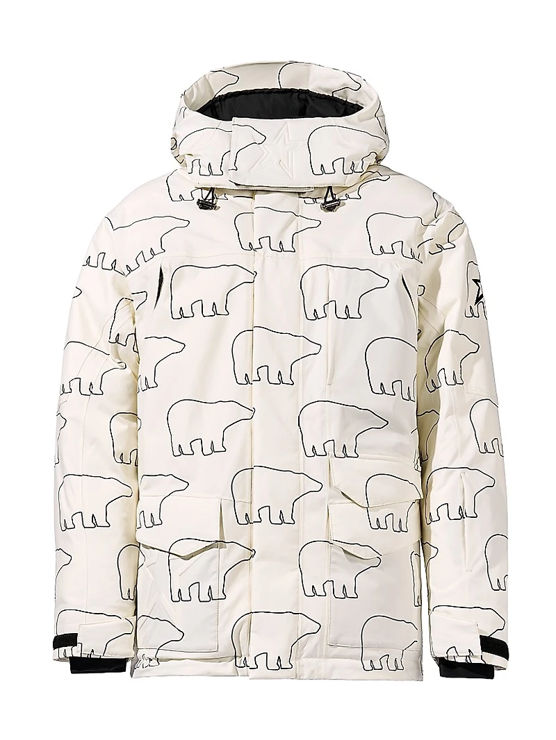 Max Polar Bear Down Hooded Ski Parka