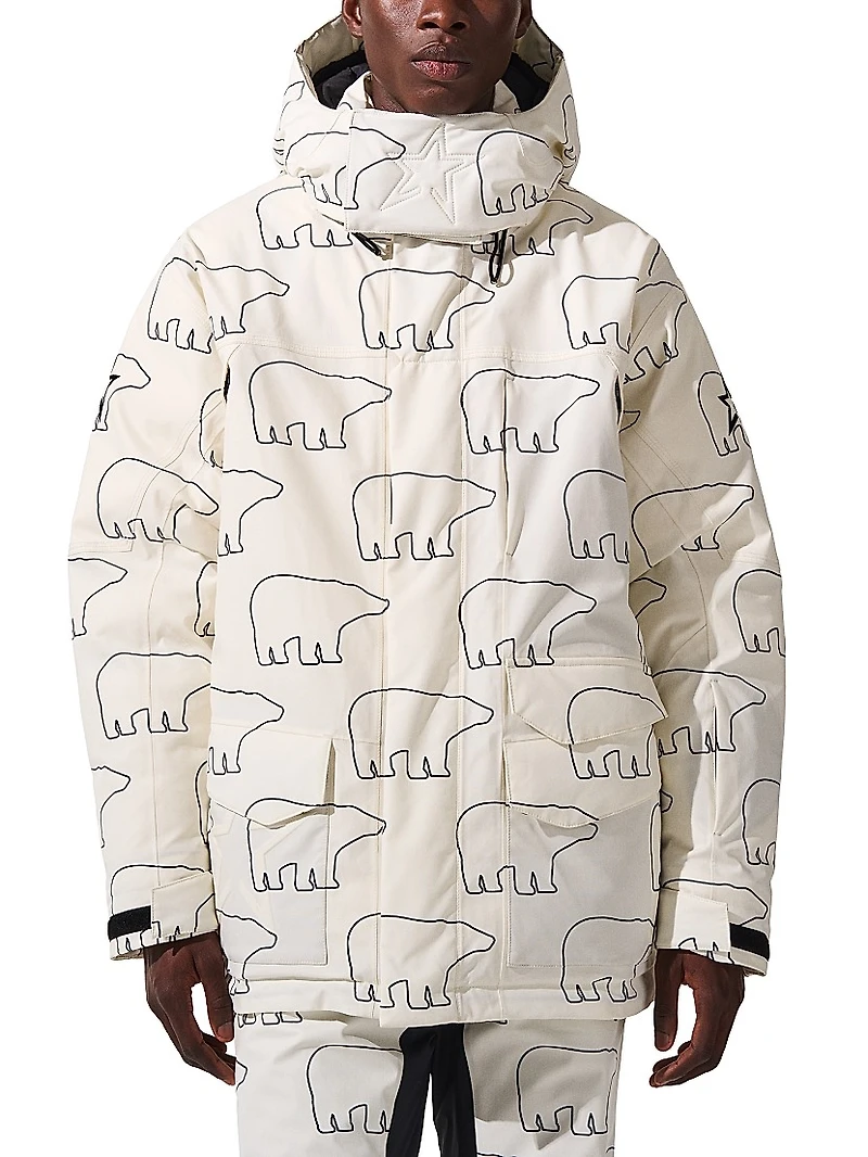 Max Polar Bear Down Hooded Ski Parka