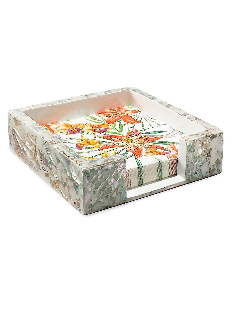 Mother Of Pearl Napkin Holder