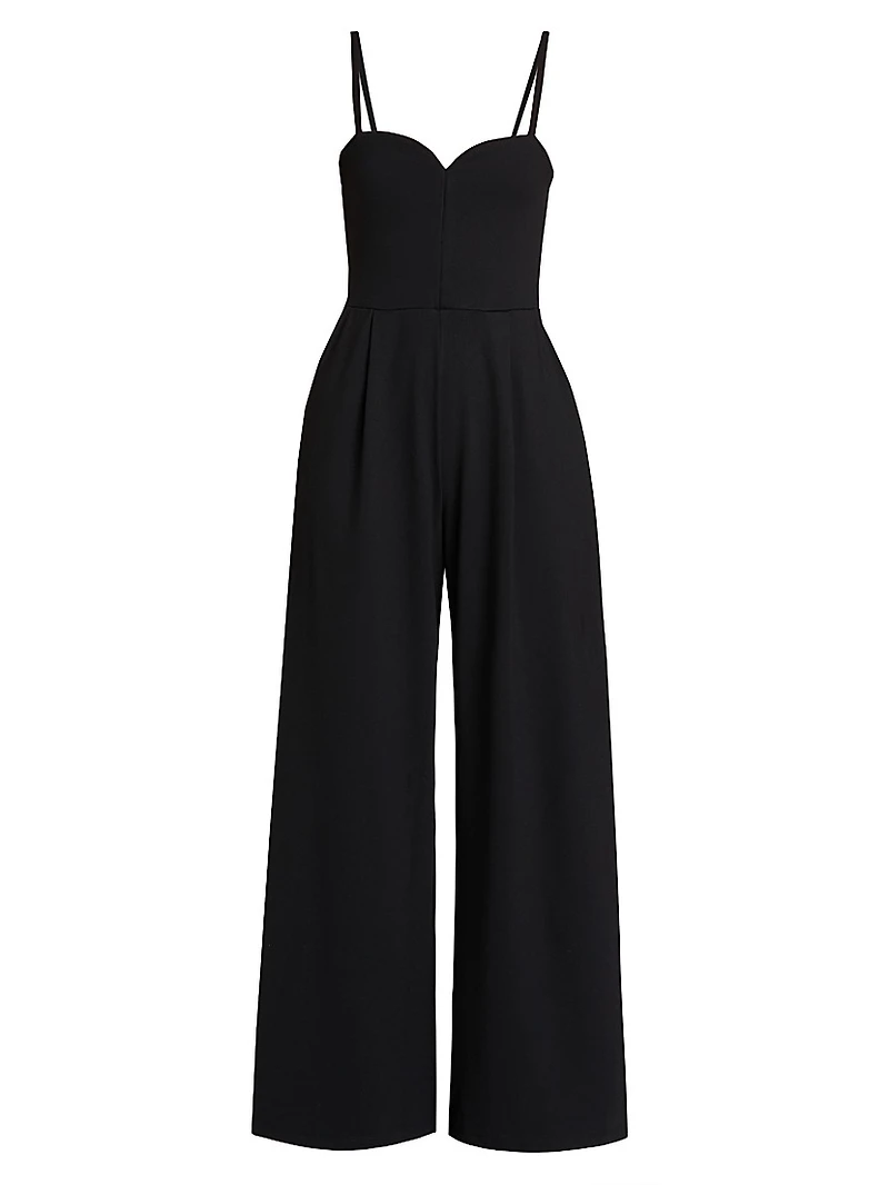 Sweetheart Wide-Leg Jumpsuit