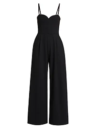 Sweetheart Wide-Leg Jumpsuit