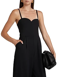 Sweetheart Wide-Leg Jumpsuit