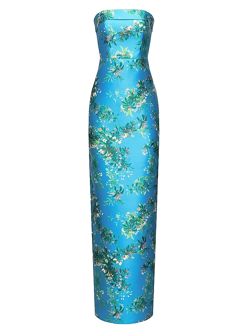 Cleo Strapless Column Gown