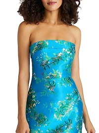 Cleo Strapless Column Gown