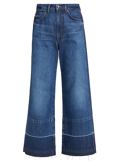 Taylor Wide-Leg Crop Jeans
