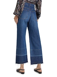 Taylor Wide-Leg Crop Jeans