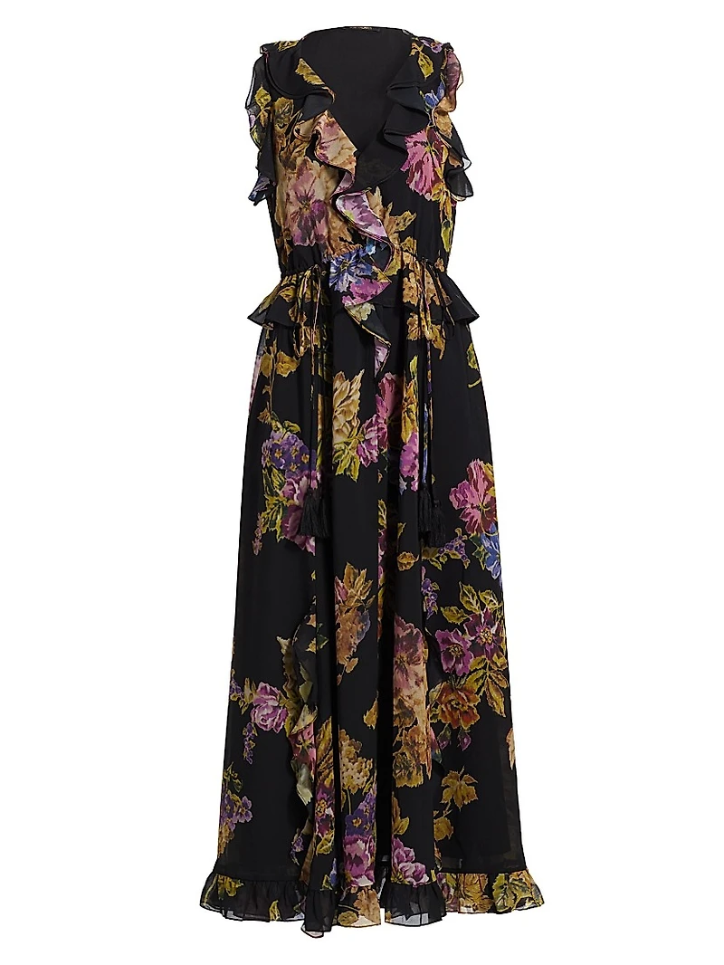 Lesley Floral Ruffled Maxi Dress
