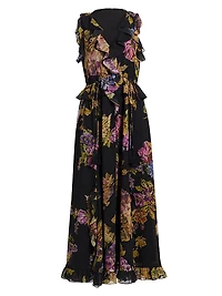 Lesley Floral Ruffled Maxi Dress