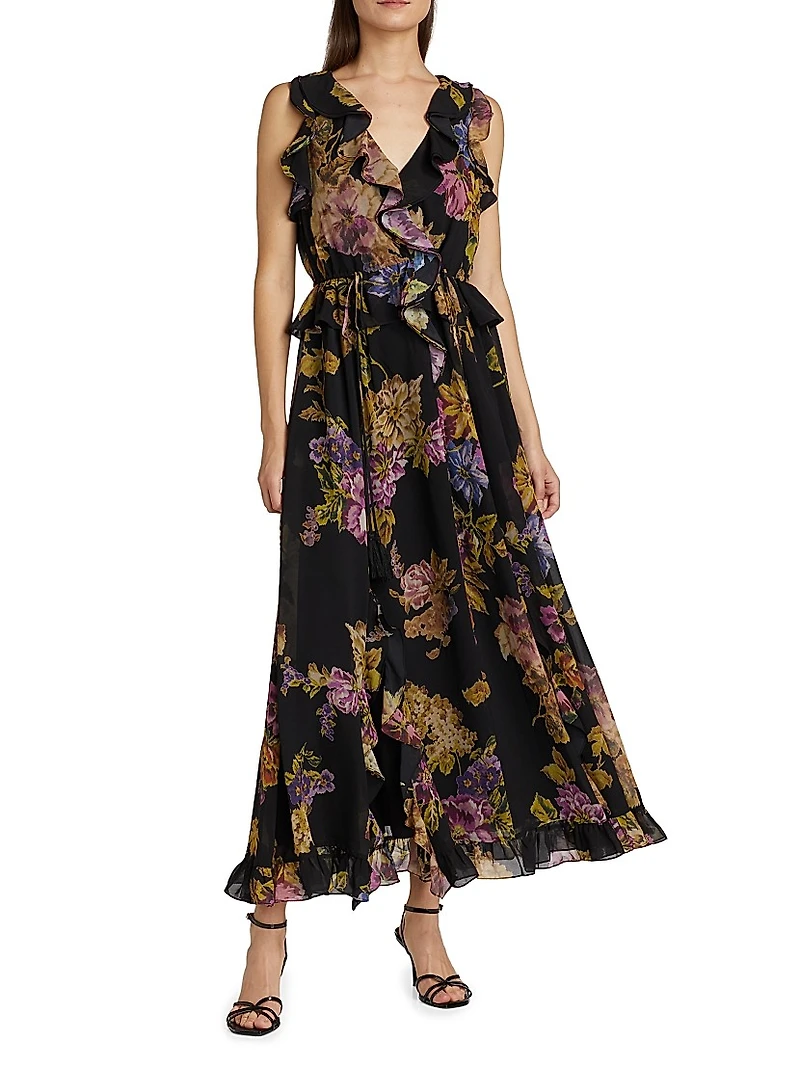 Lesley Floral Ruffled Maxi Dress