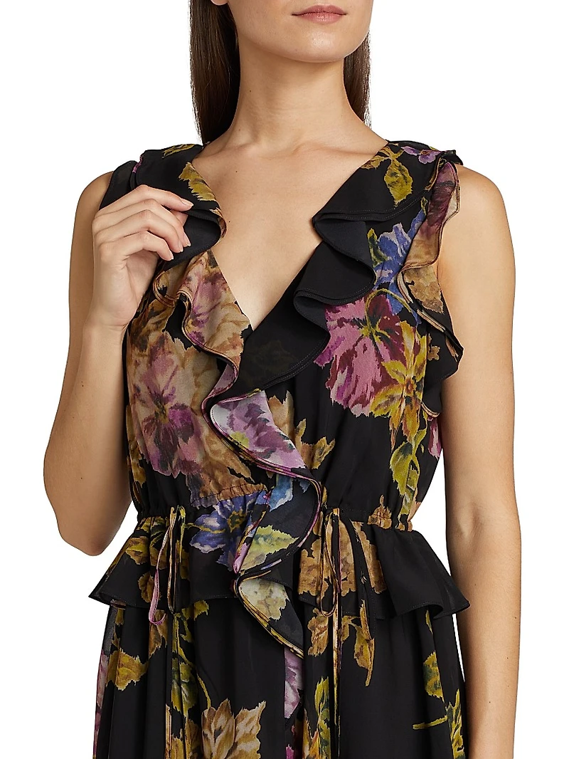 Lesley Floral Ruffled Maxi Dress
