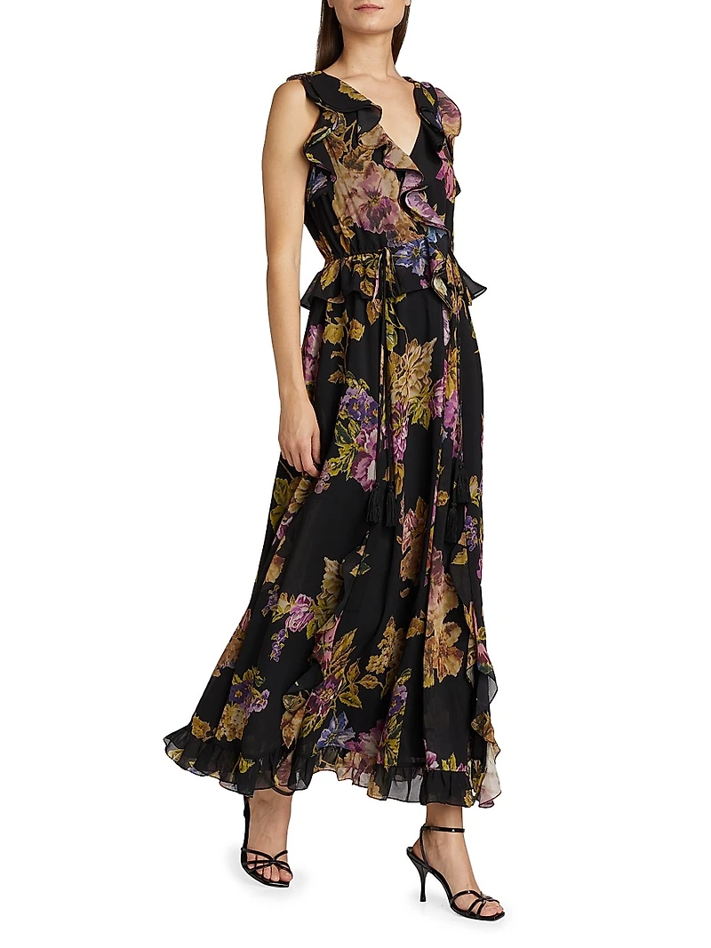 Lesley Floral Ruffled Maxi Dress