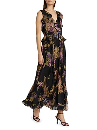 Lesley Floral Ruffled Maxi Dress