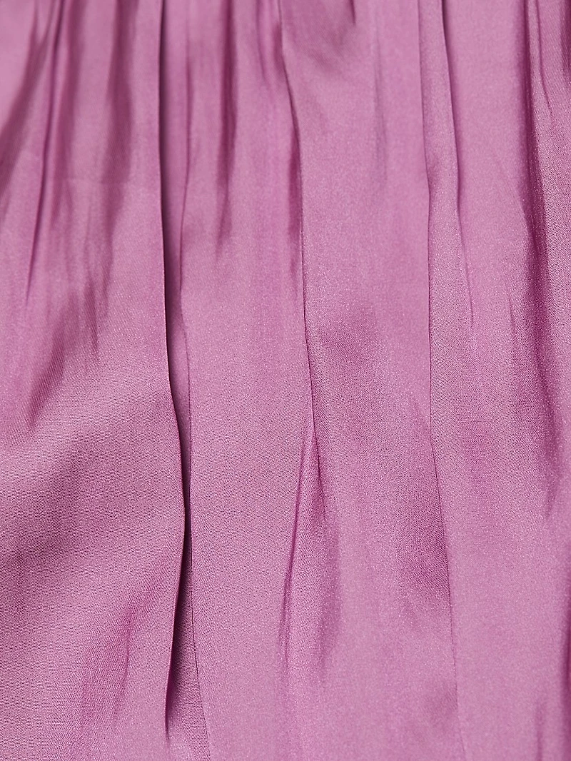 Ashton Satin Midi-Dress