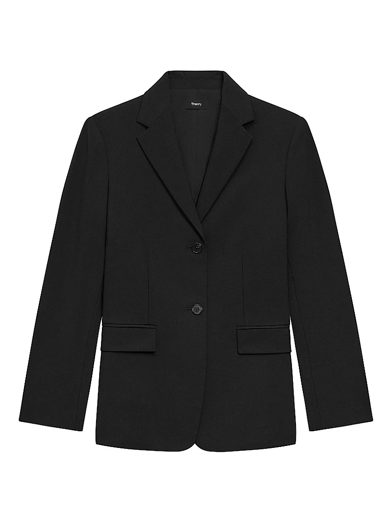 Slim-Fit Wool Blazer