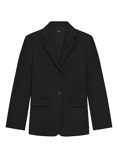 Slim-Fit Wool Blazer
