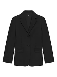 Slim-Fit Wool Blazer