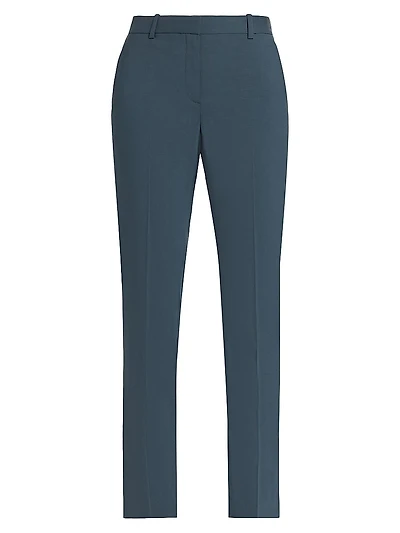 Treeca Classic Slim-Fit Trousers