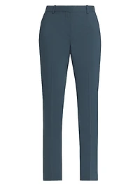 Treeca Classic Slim-Fit Trousers
