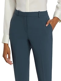 Treeca Classic Slim-Fit Trousers