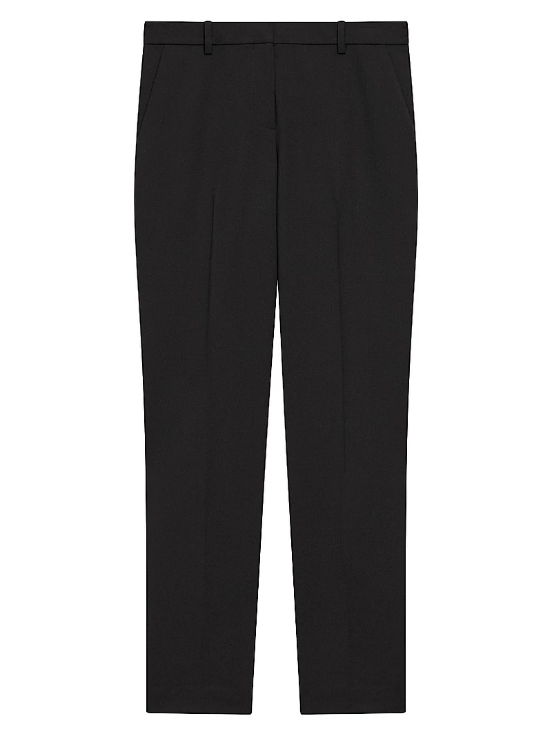 Treeca Classic Slim-Fit Trousers