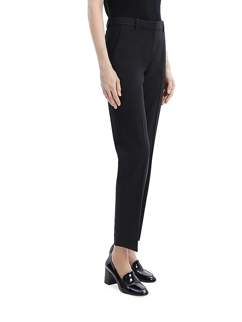 Treeca Classic Slim-Fit Trousers
