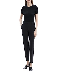 Treeca Classic Slim-Fit Trousers