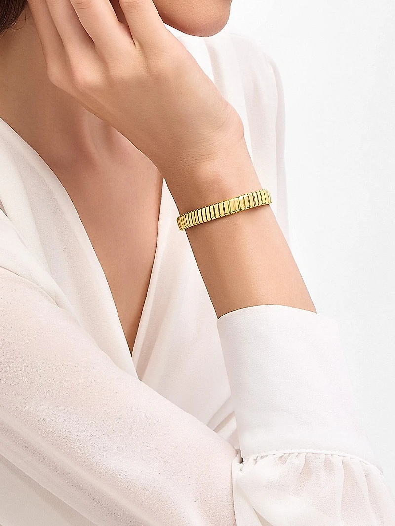 Tubogas 18K Yellow Gold Bracelet