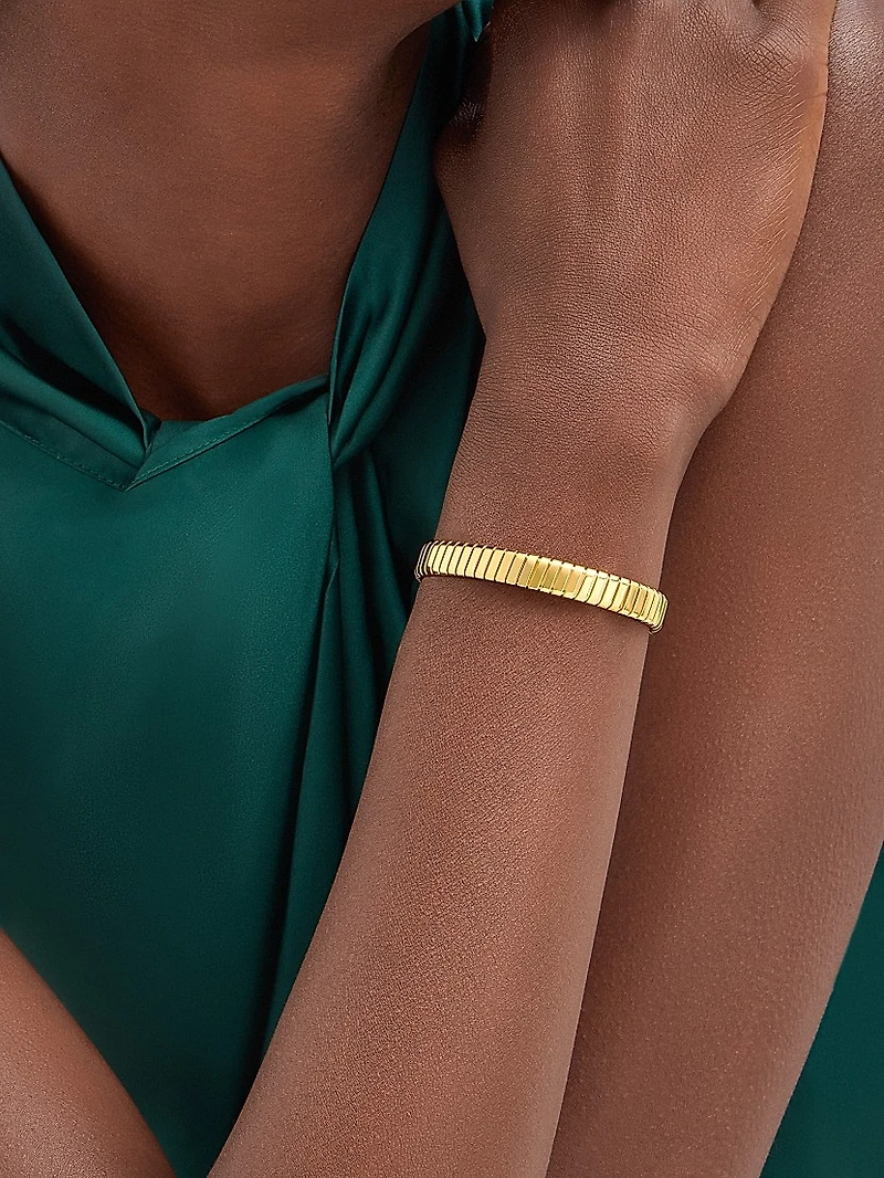 Tubogas 18K Yellow Gold Bracelet