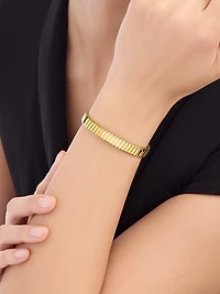 Tubogas 18K Yellow Gold Bracelet