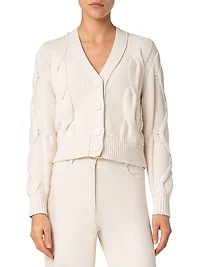 Chunky Cable-Knit Cardigan